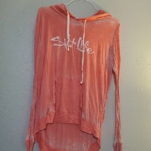 Pink salt life shirt